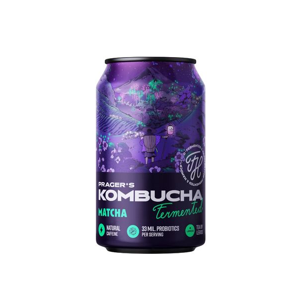 Prager's Kombucha Matcha 0,33 L | Pločevinka thumbnail