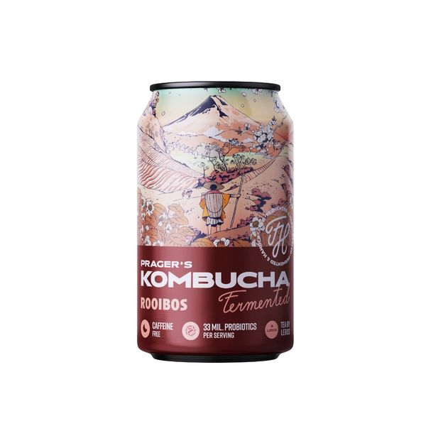 Prager's Kombucha Rooibos 0,33 L | Pločevinka thumbnail